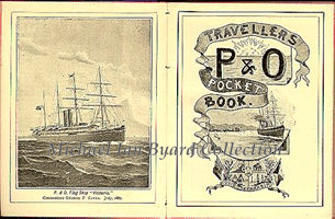 Frontpiece of P and O Passenger Information Book